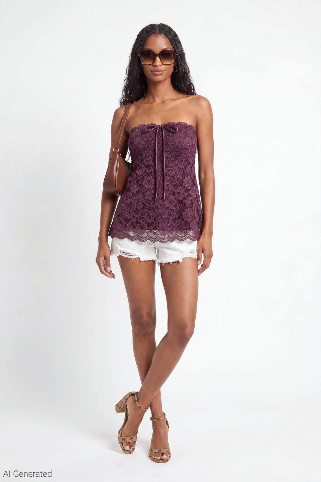 Lace Tube Top