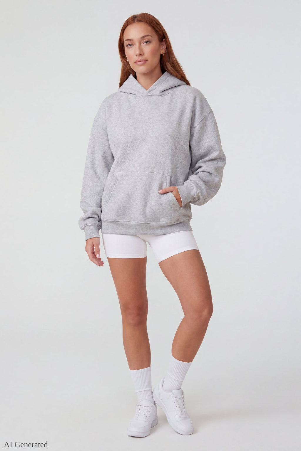 Oversized Fleece Angel Wing Hoodie