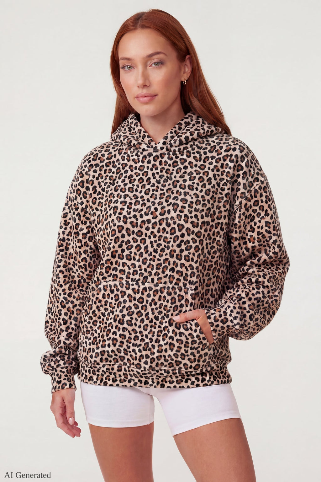Oversized Fleece Angel Wing Hoodie