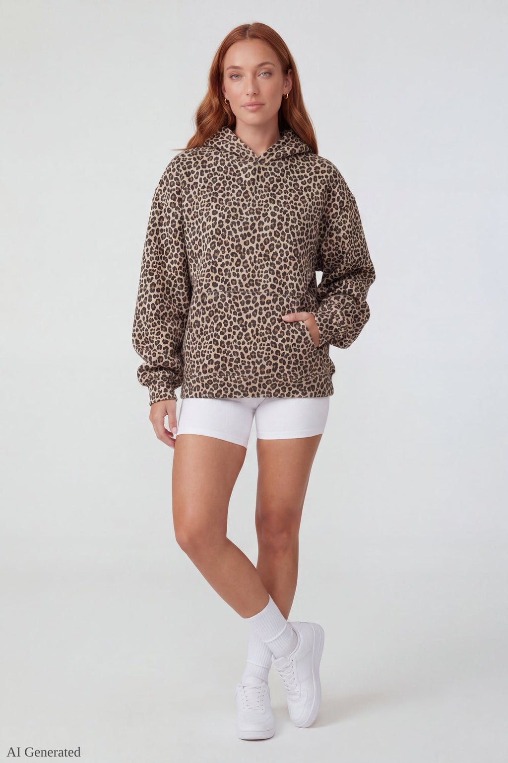 Oversized Fleece Angel Wing Hoodie