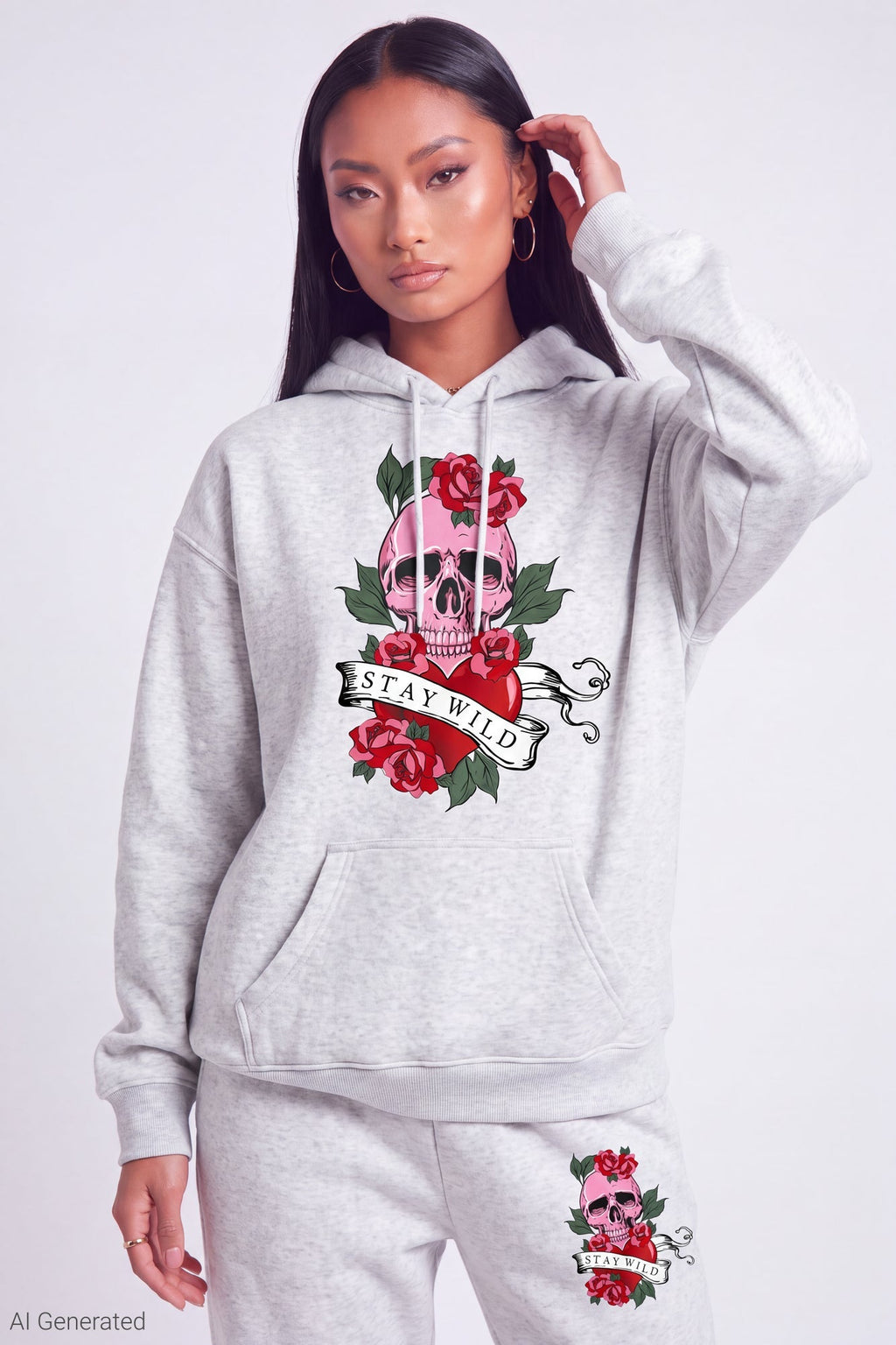 Luxe Fleece Graphic Hoodie