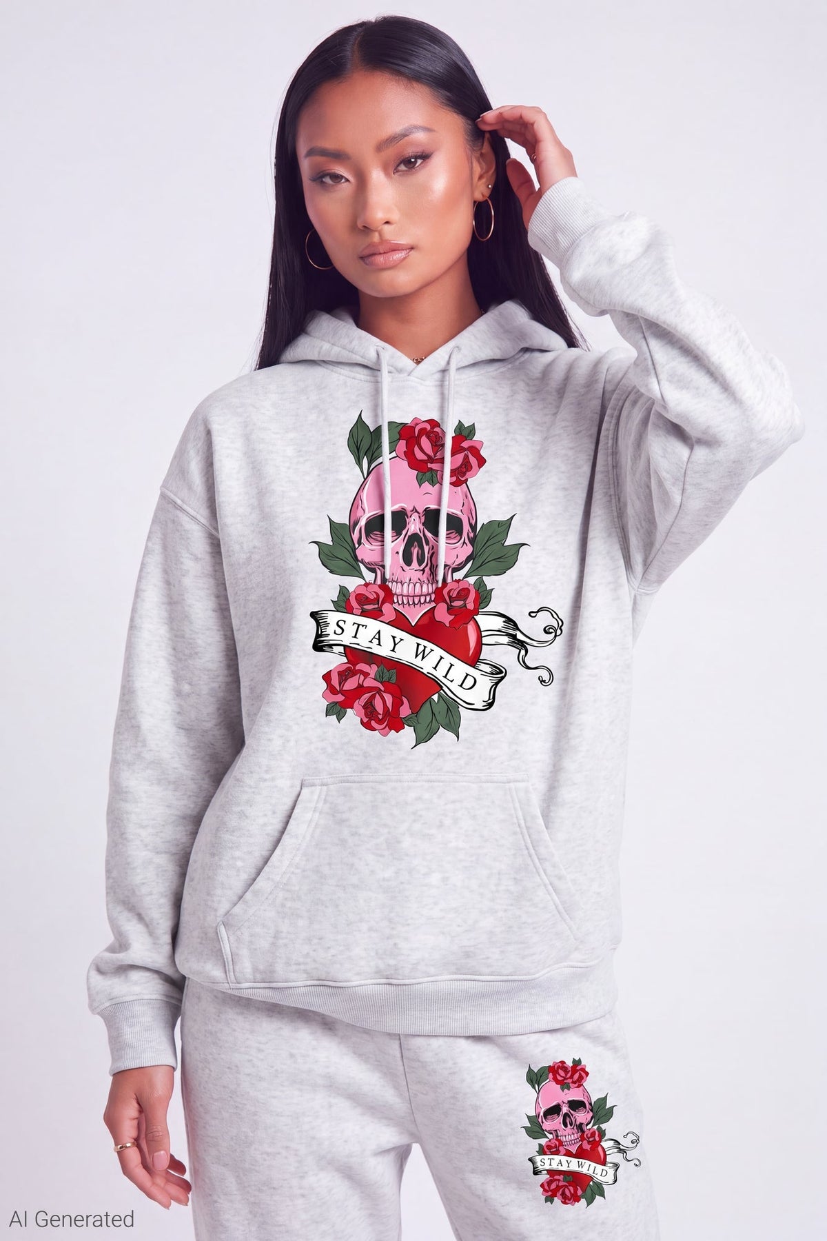 Luxe Fleece Graphic Hoodie