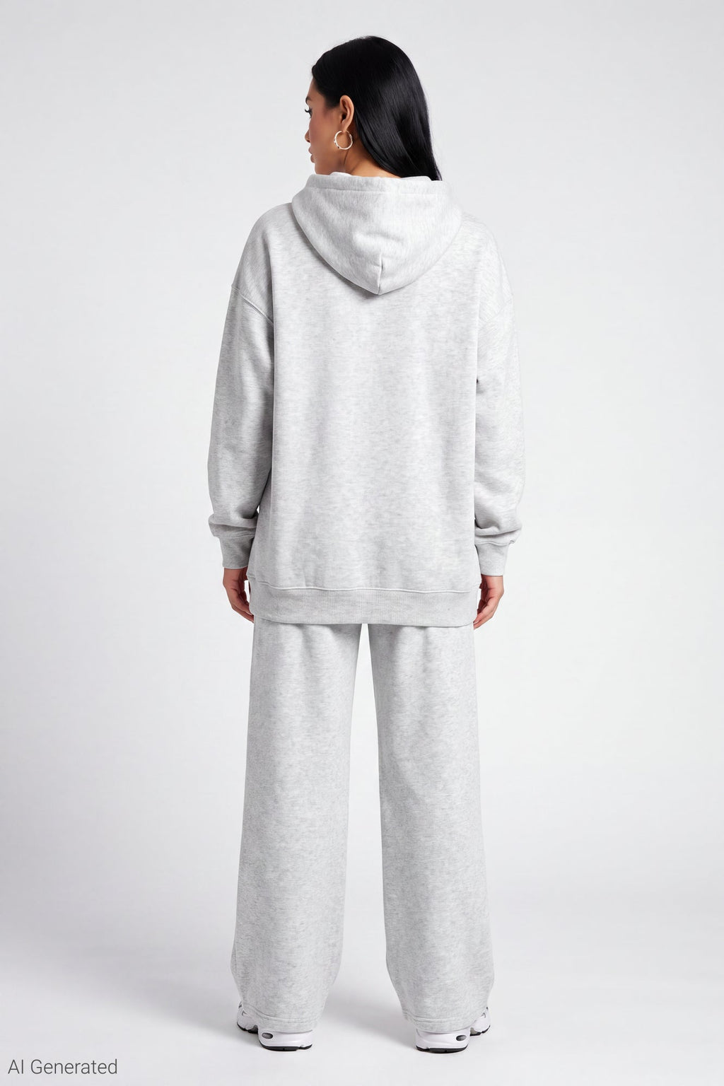 Luxe Fleece Graphic Wide Leg Sweatpant