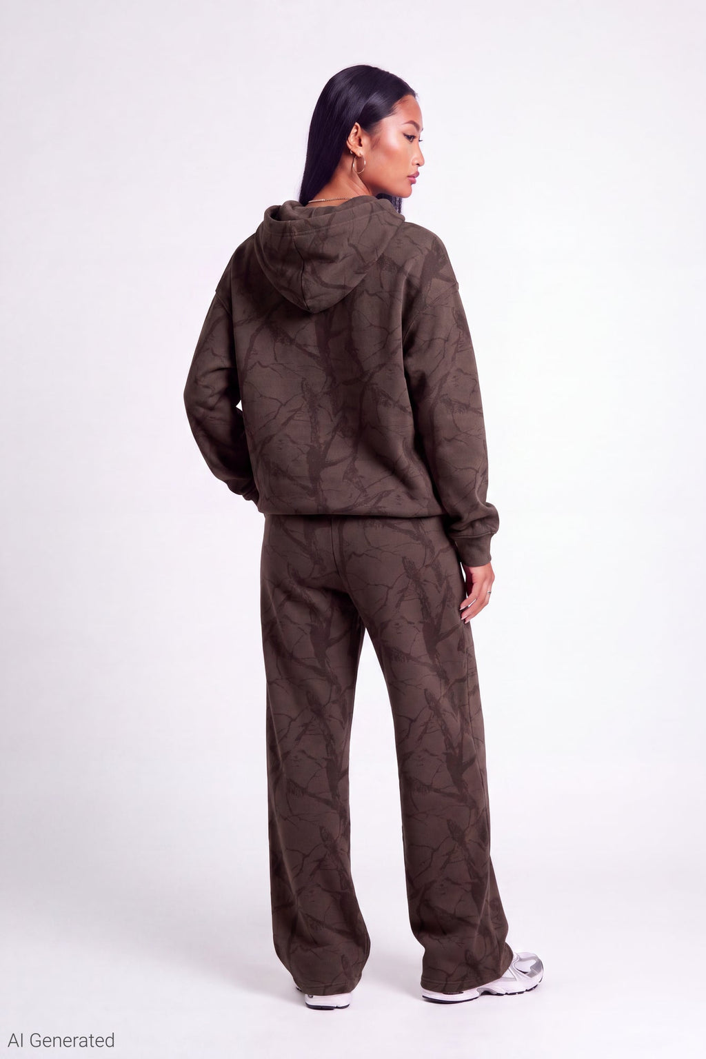 Luxe Fleece Graphic Wide Leg Sweatpant