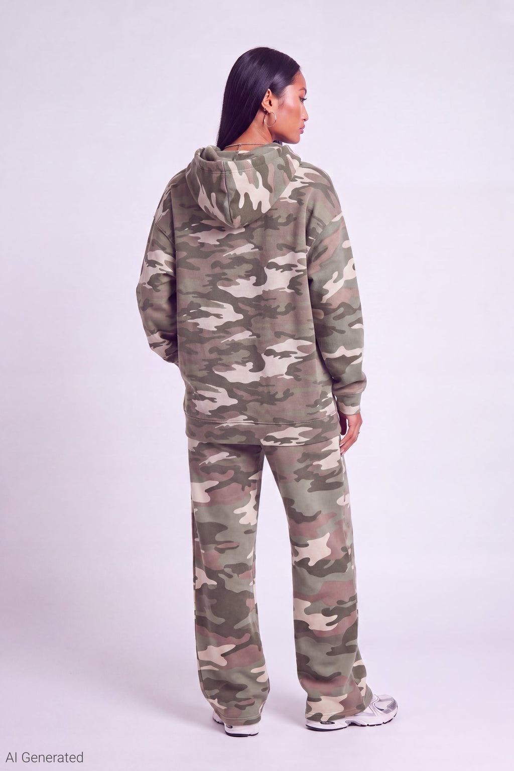 Luxe Fleece Graphic Wide Leg Sweatpant