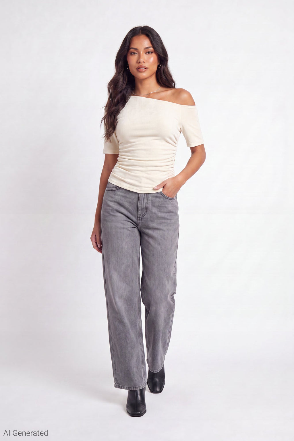 Slinky Off Shoulder Top