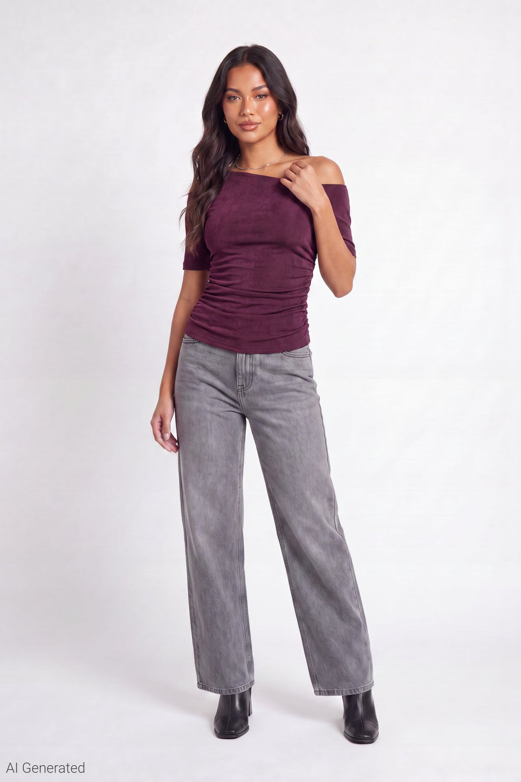 Slinky Off Shoulder Top