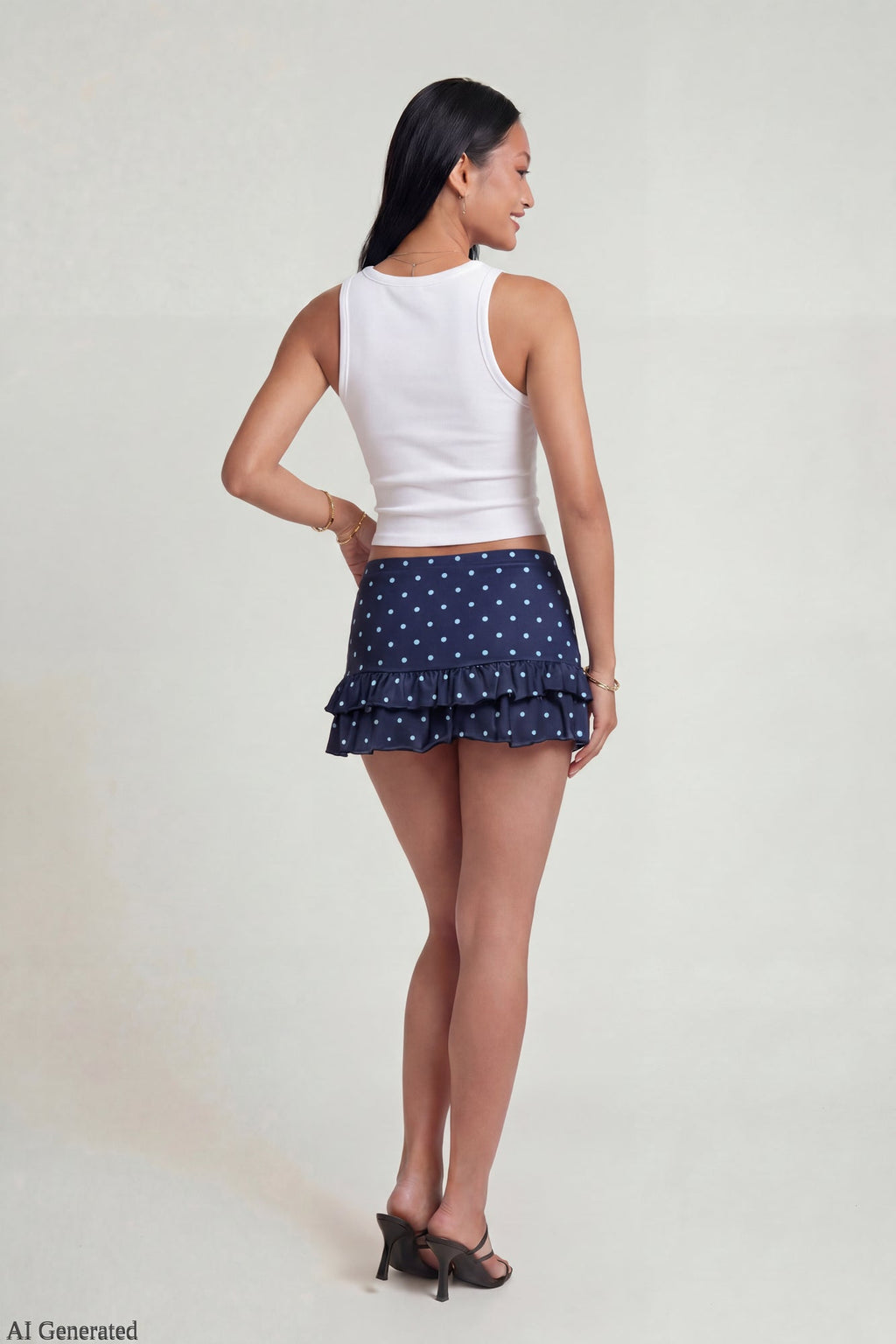 Ruffle Mini Skirt