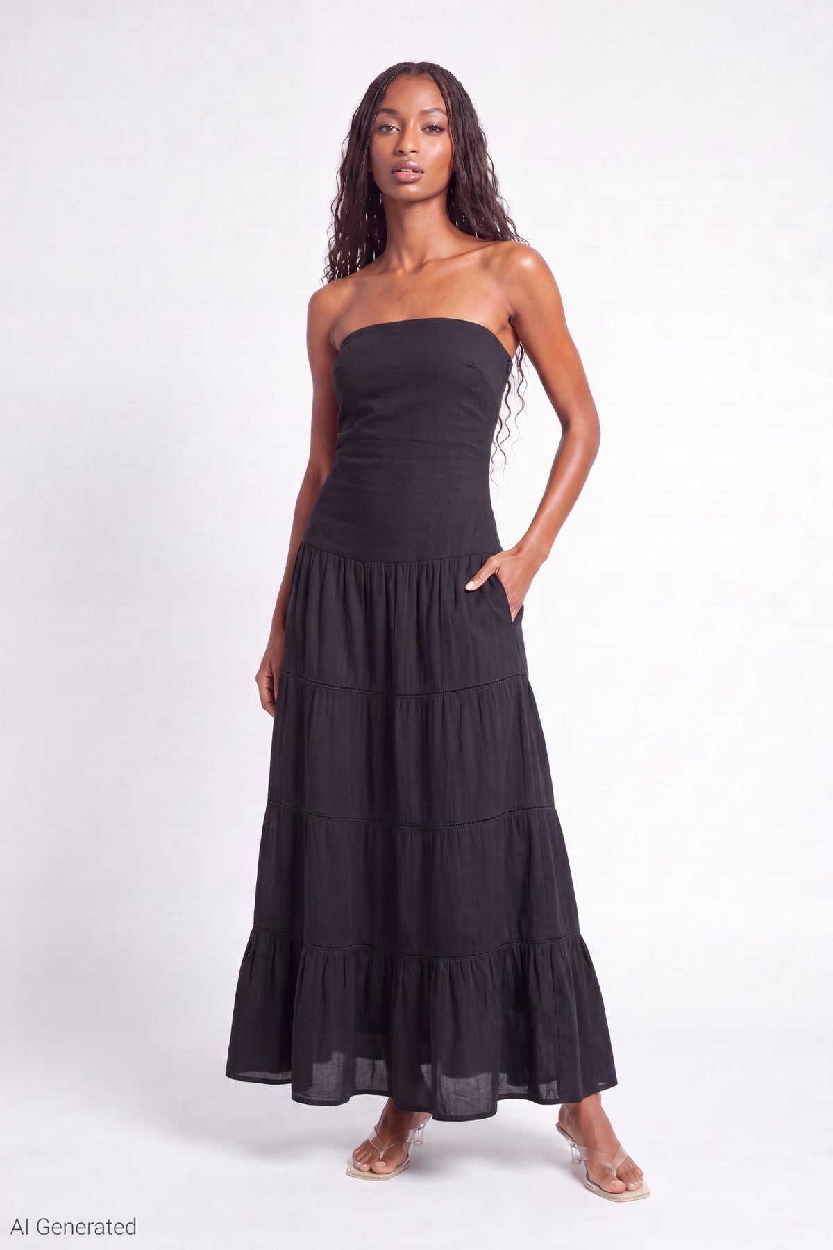 Multiway Maxi Dress Foldover Skirt