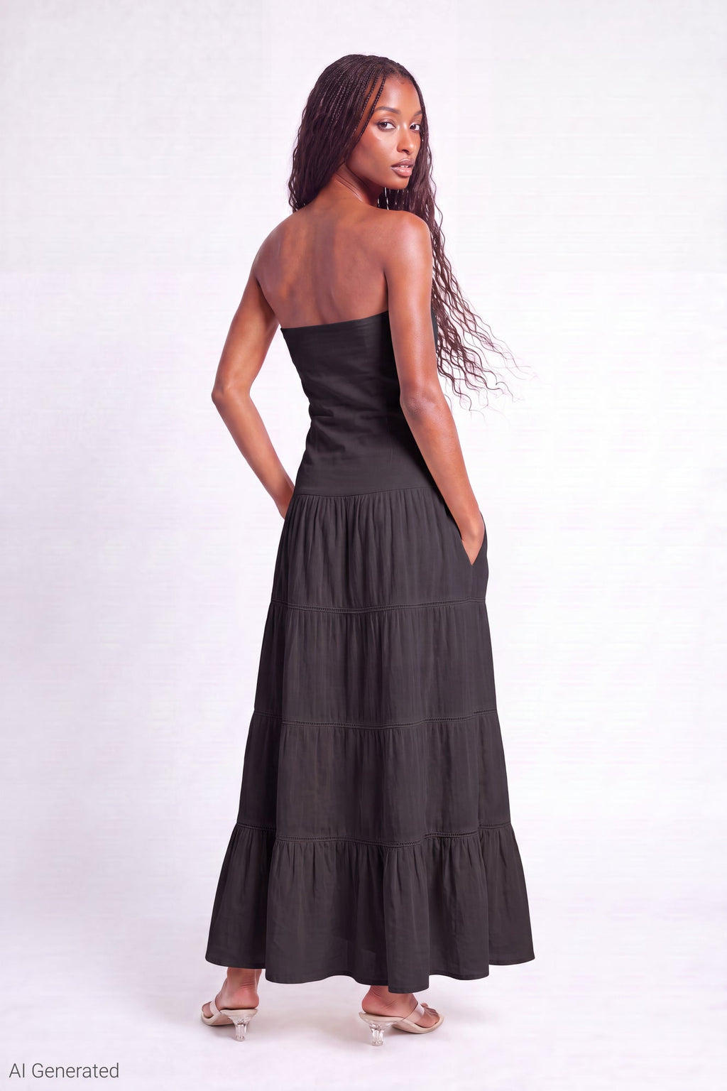 Multiway Maxi Dress Foldover Skirt