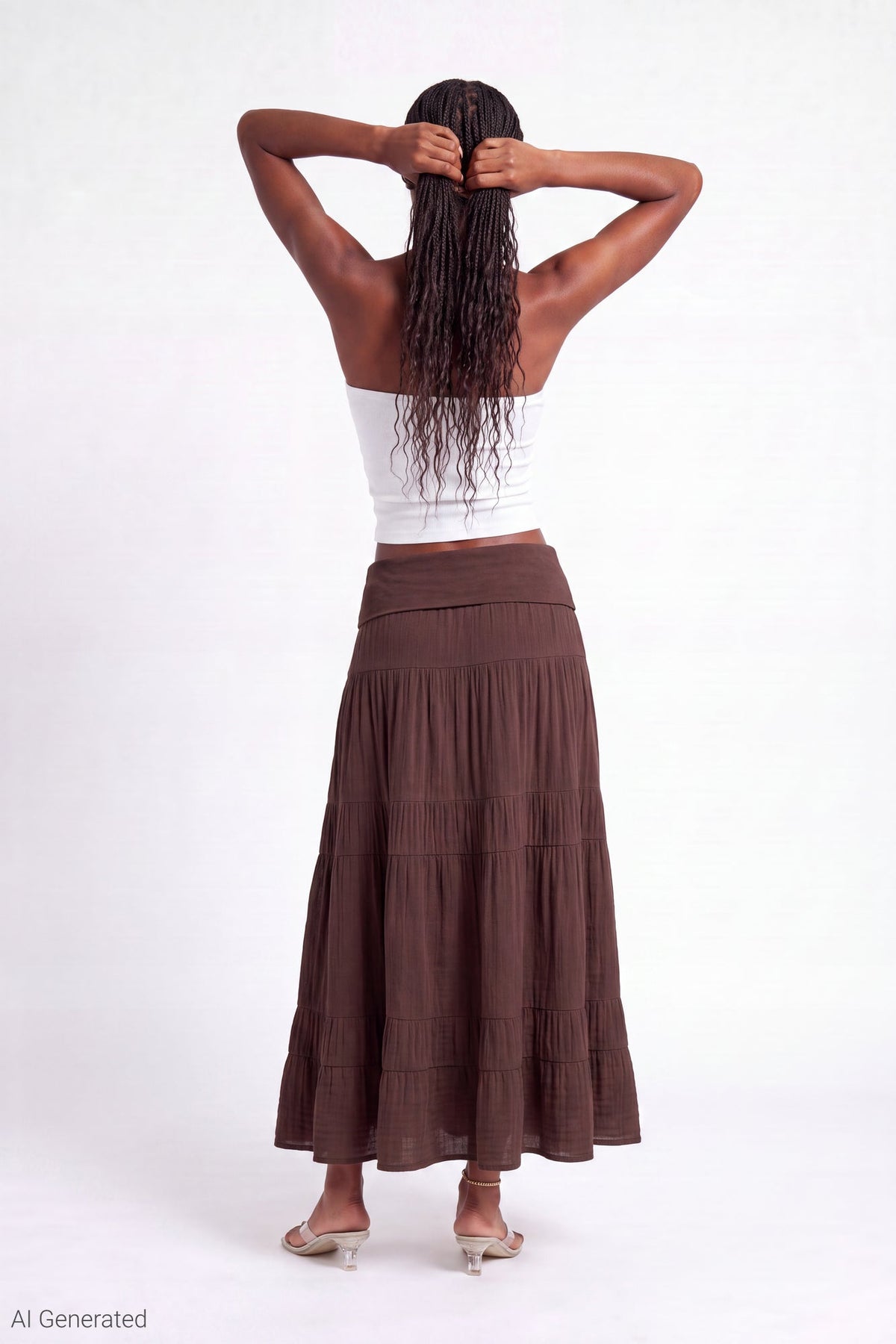 Multiway Maxi Dress Foldover Skirt