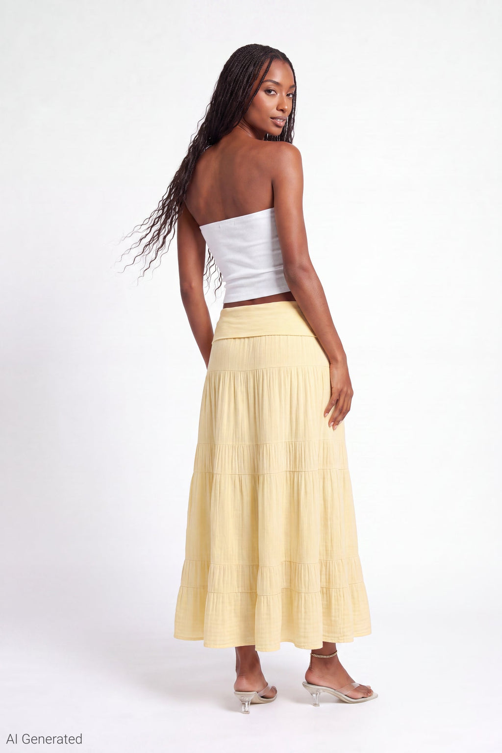 Multiway Maxi Dress Foldover Skirt