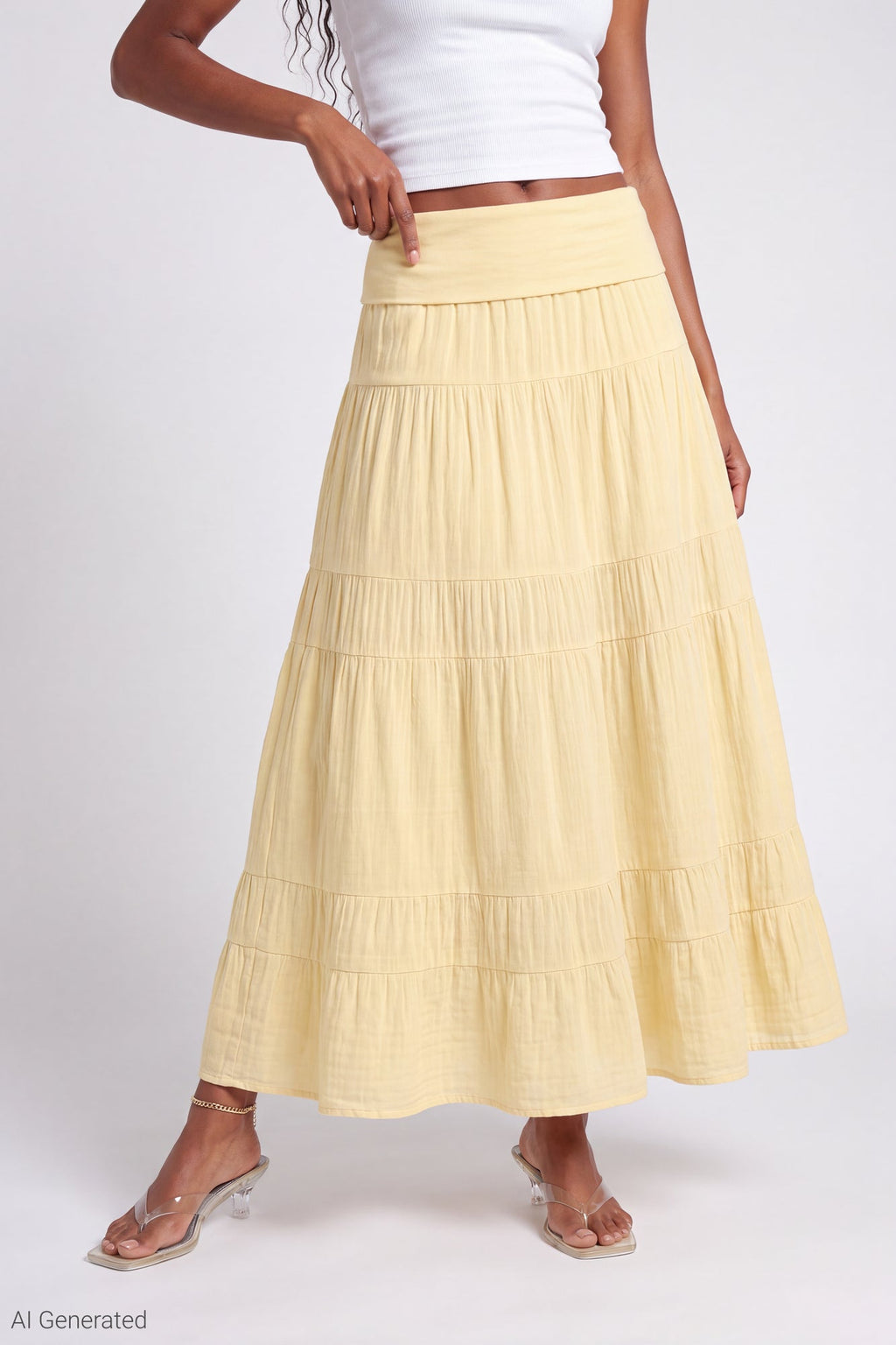 Multiway Maxi Dress Foldover Skirt