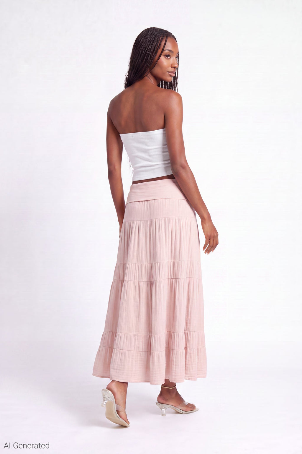 Multiway Maxi Dress Foldover Skirt