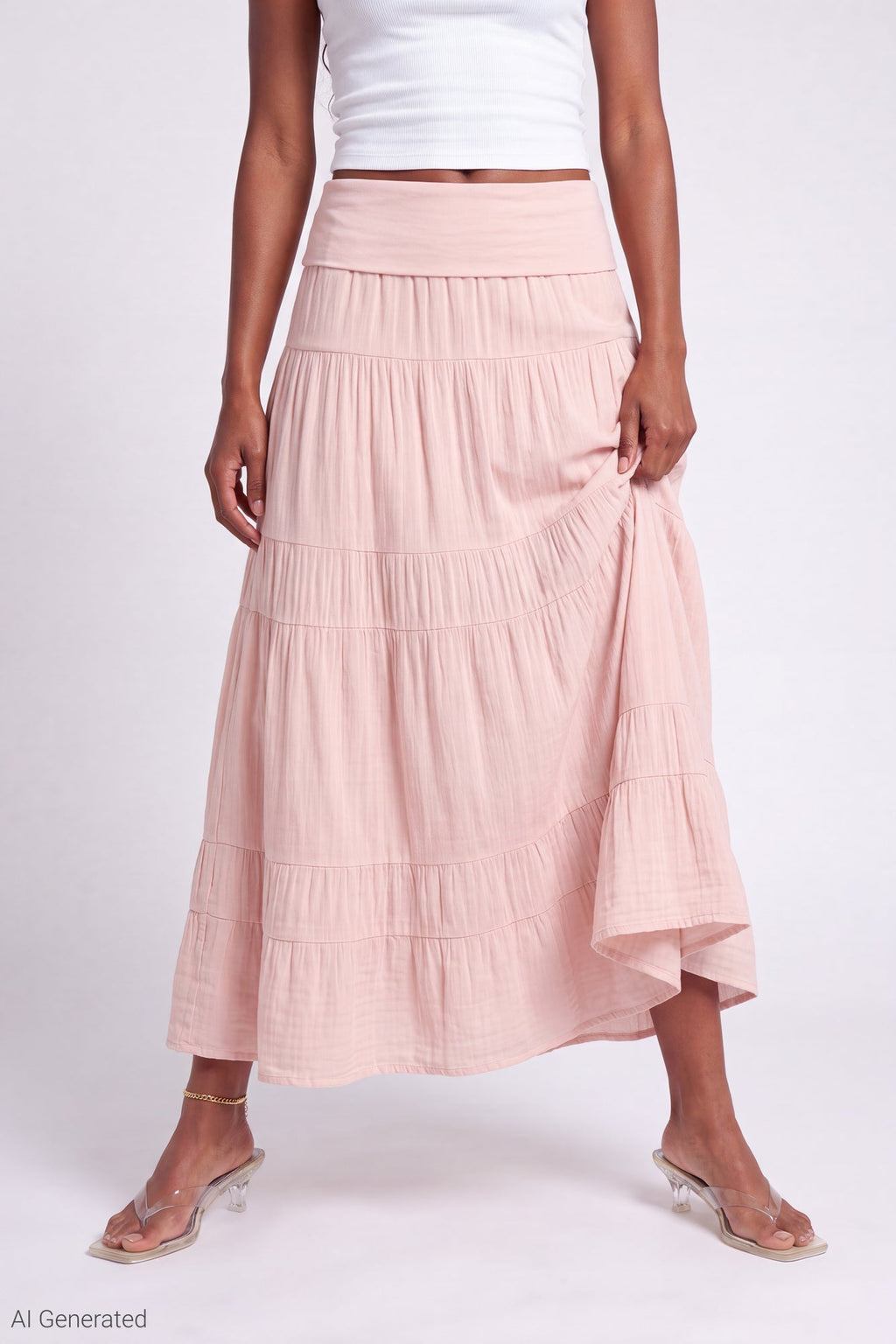 Multiway Maxi Dress Foldover Skirt