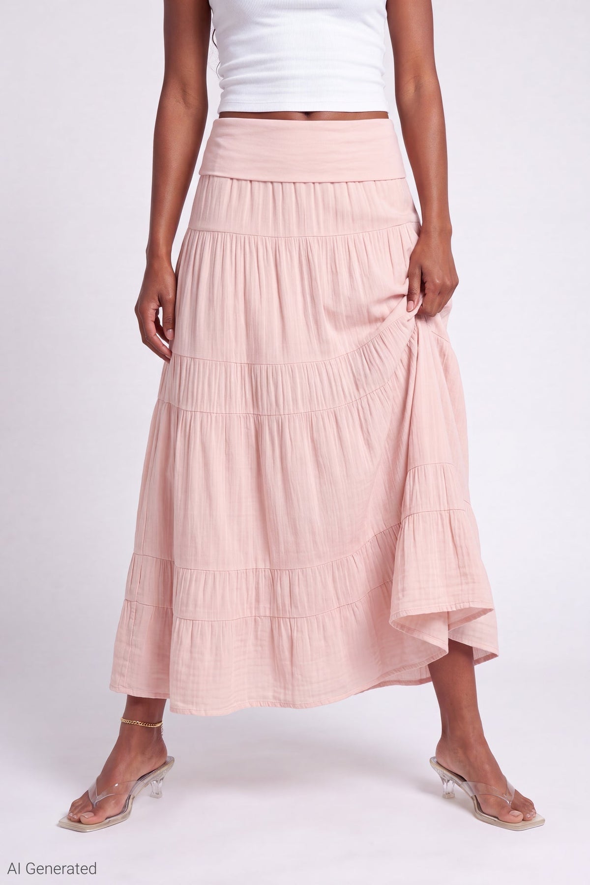 Multiway Maxi Dress Foldover Skirt