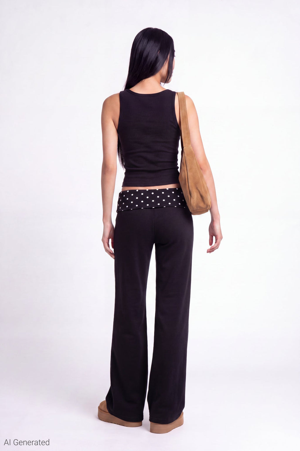 Foldover Waist Pant