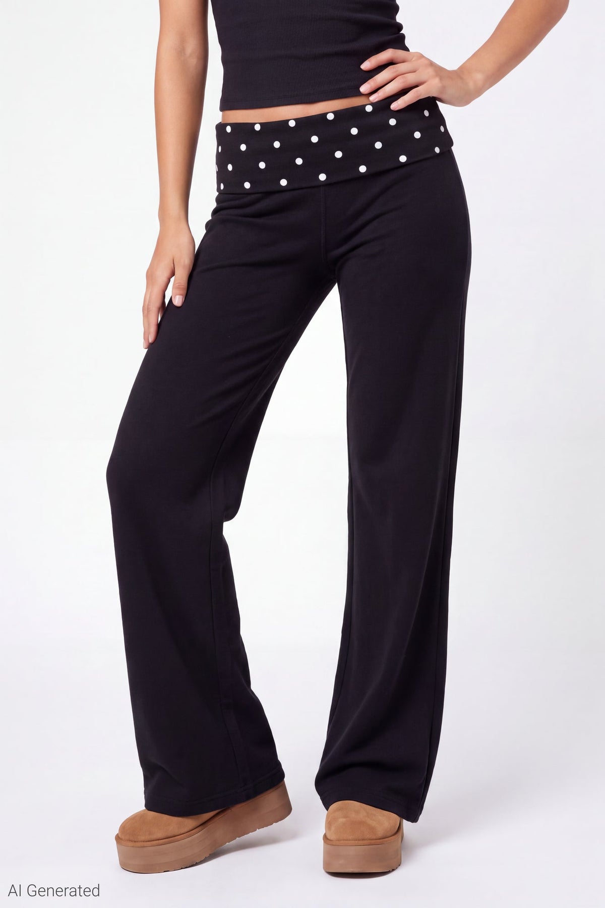 Foldover Waist Pant