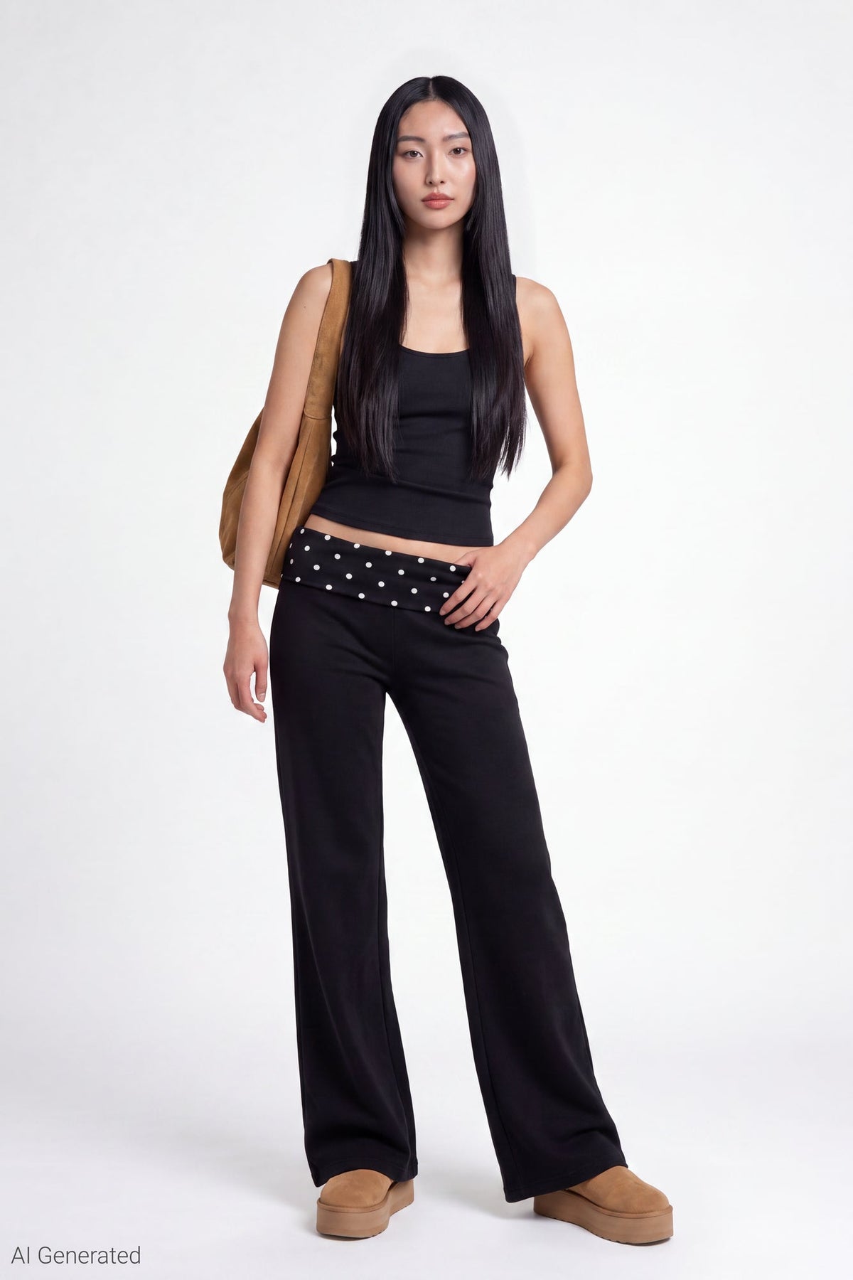 Foldover Waist Pant
