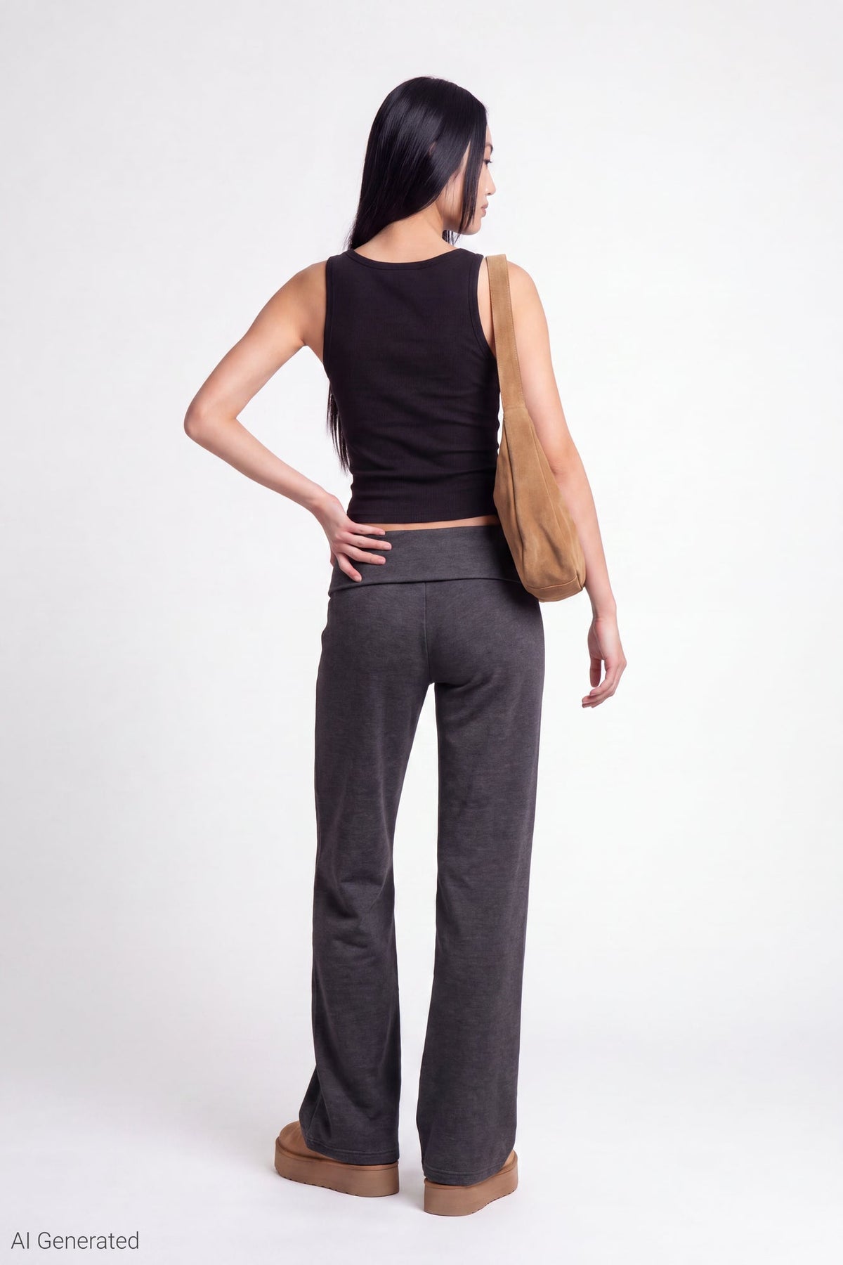 Foldover Waist Pant