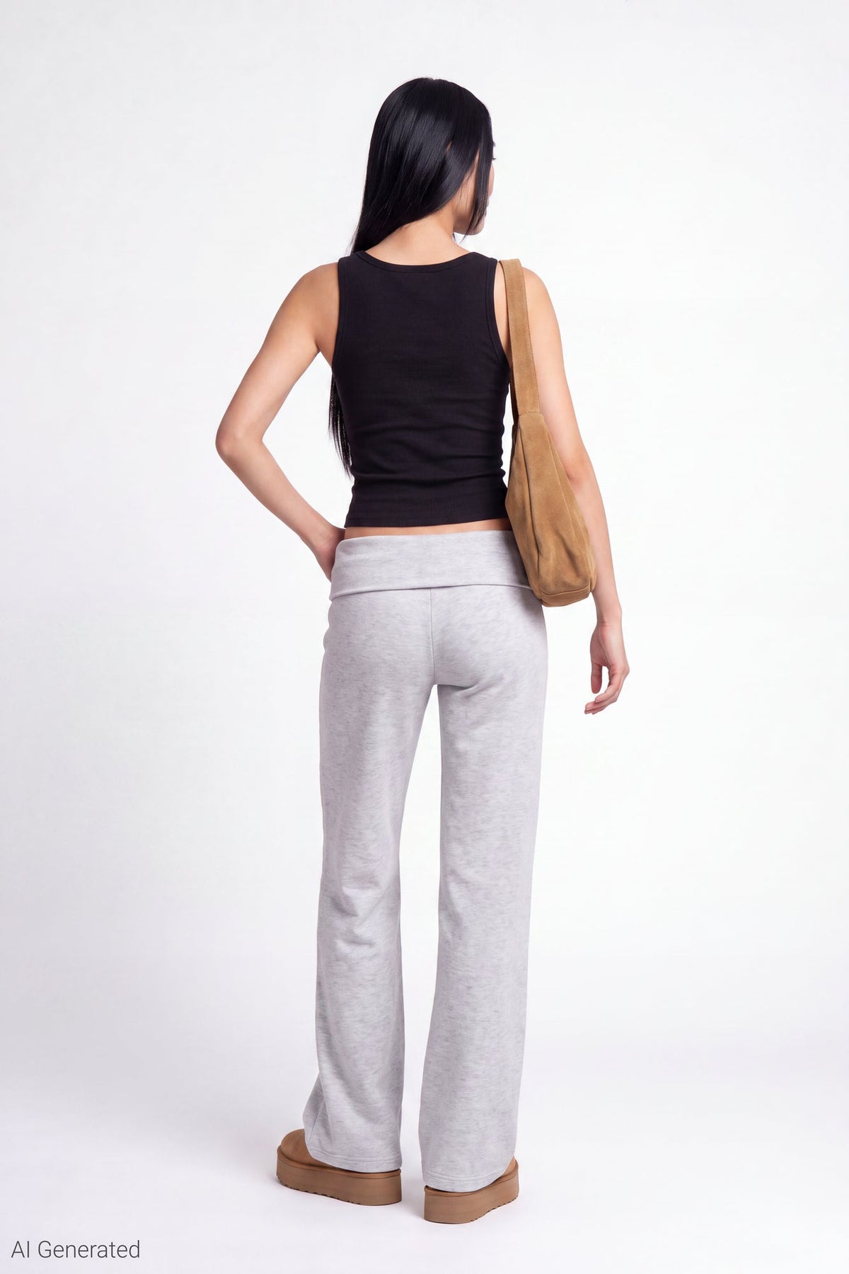 Foldover Waist Pant