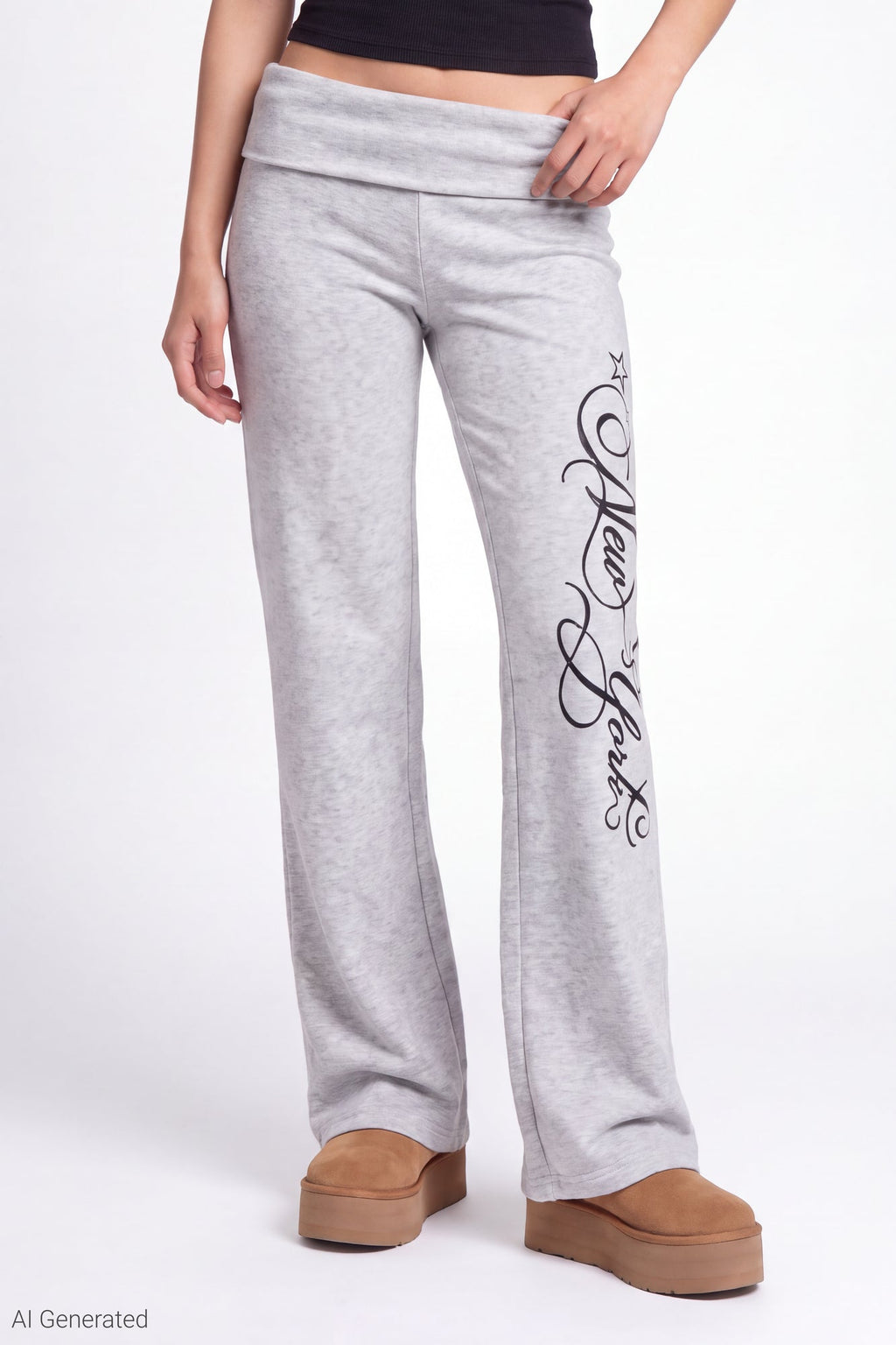Foldover Waist Pant