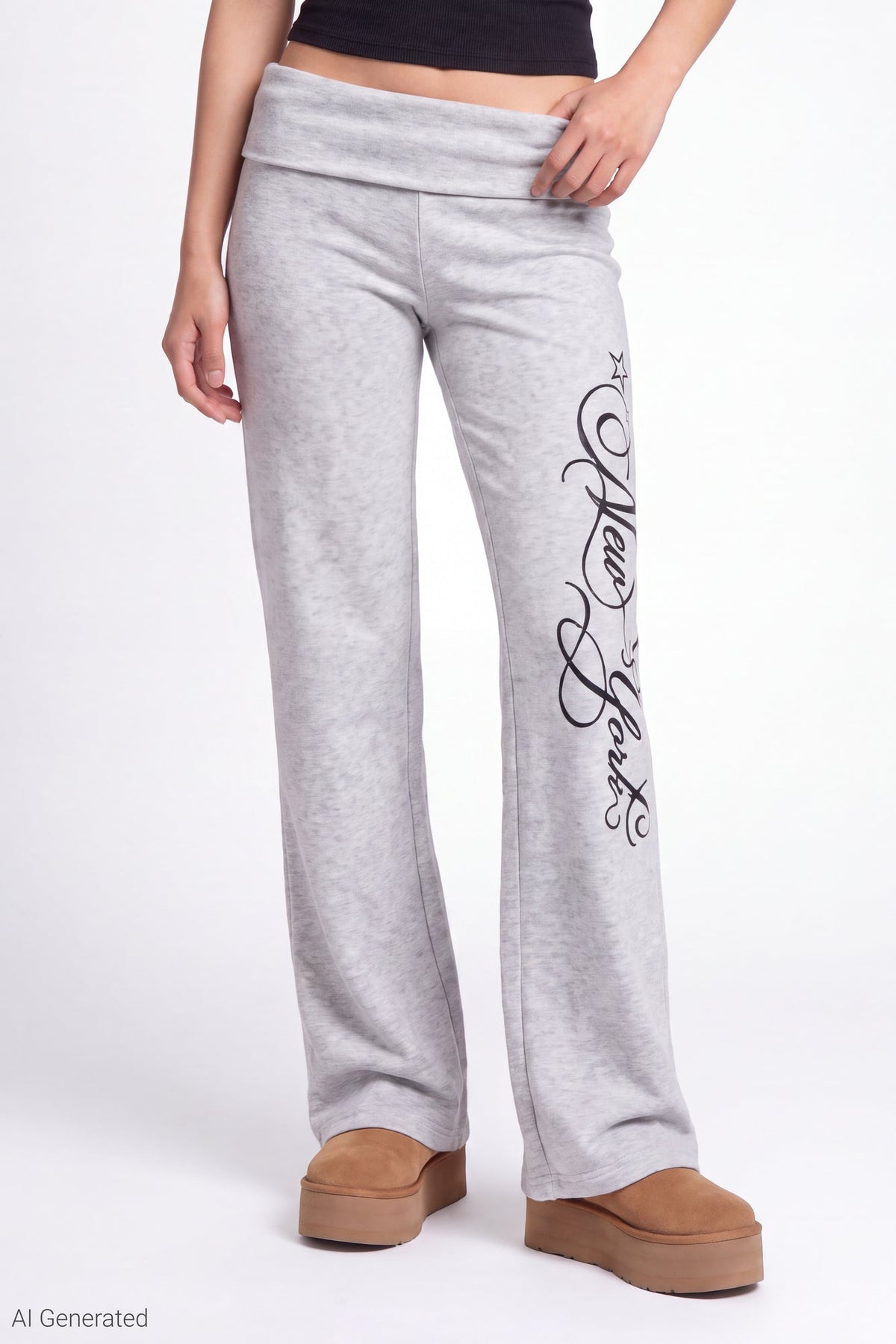 Foldover Waist Pant
