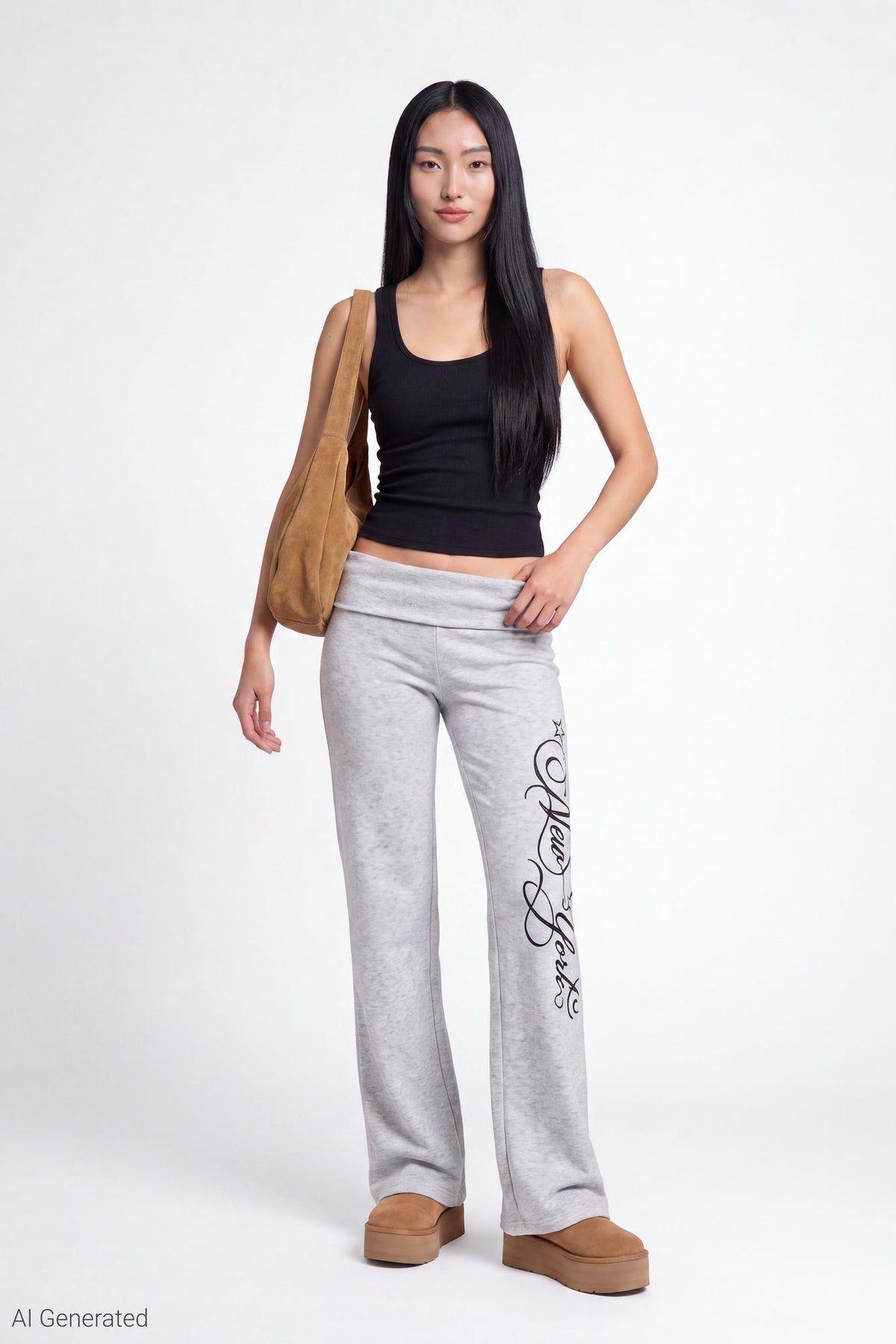 Foldover Waist Pant