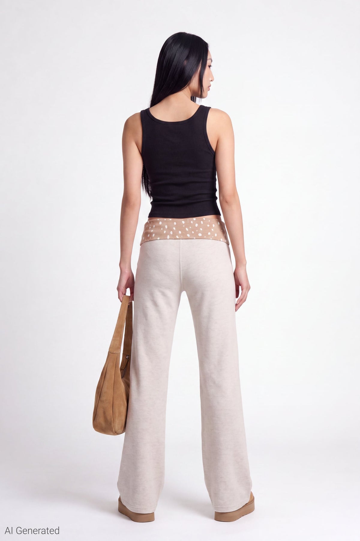 Foldover Waist Pant