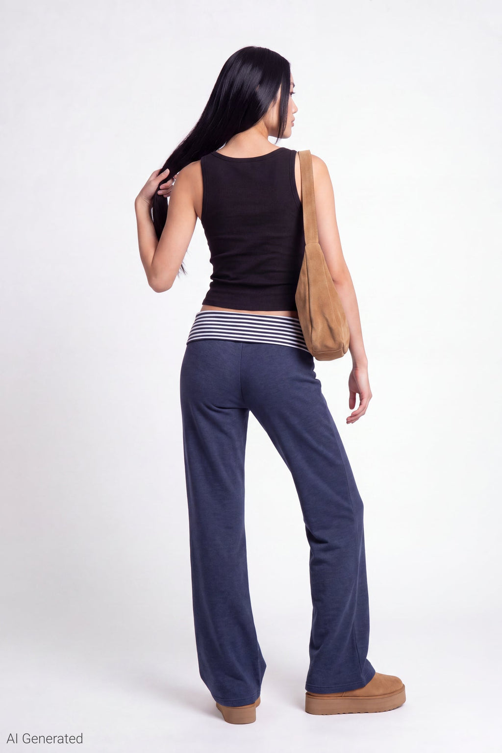 Foldover Waist Pant