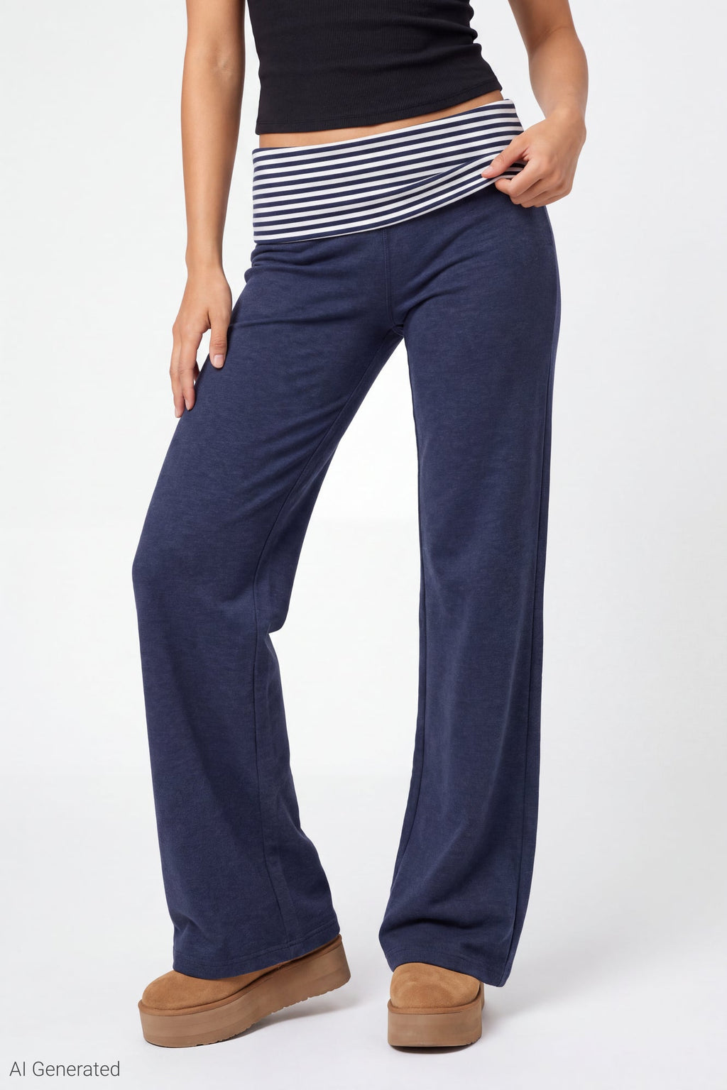 Foldover Waist Pant