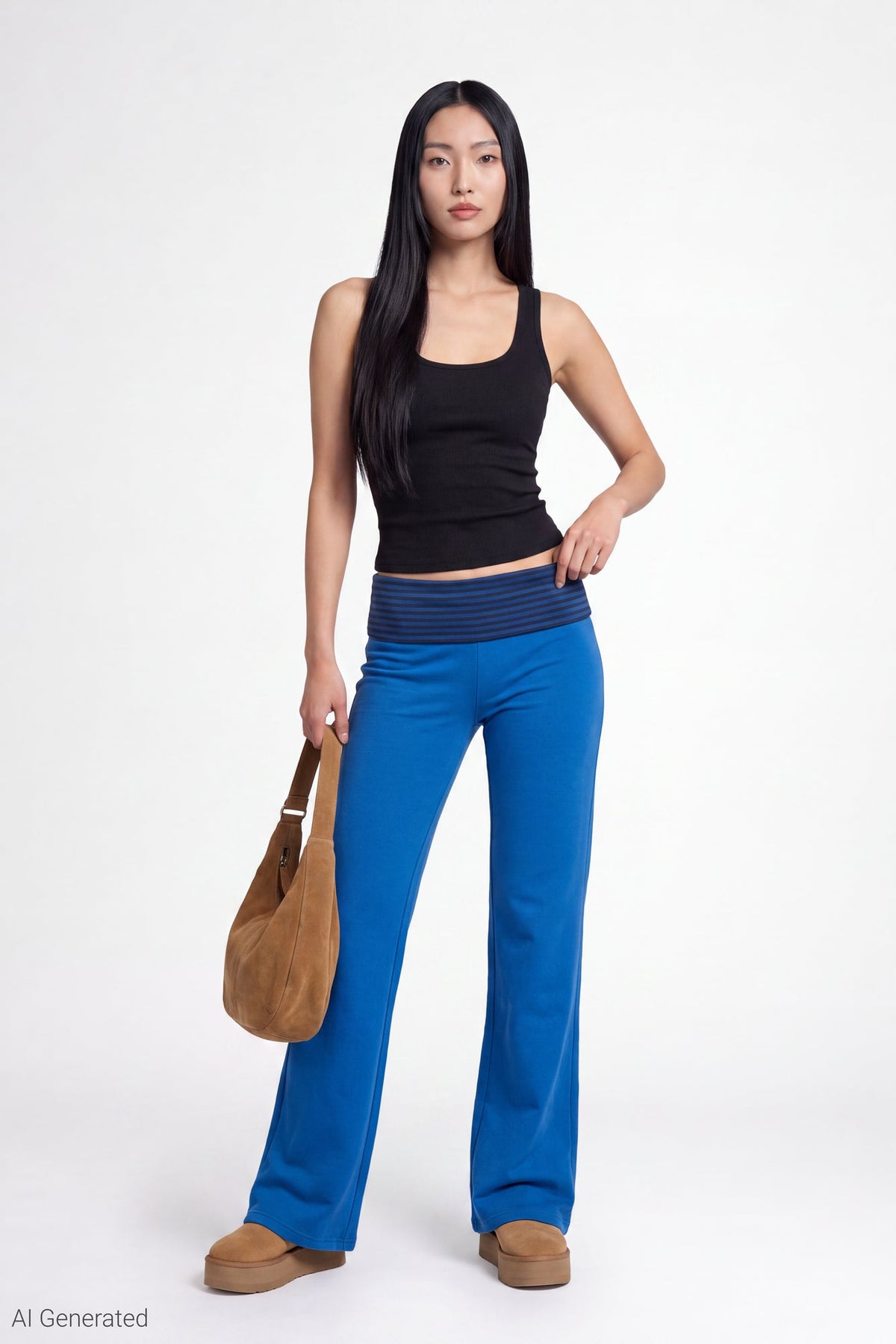 Foldover Waist Pant
