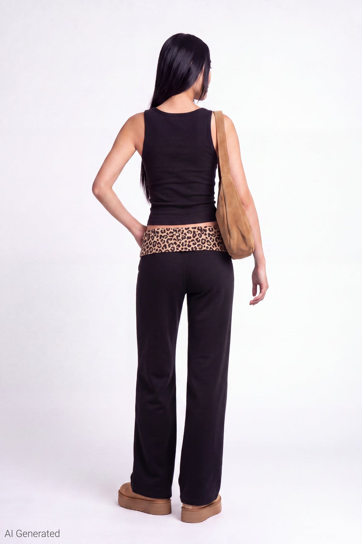 Foldover Waist Pant
