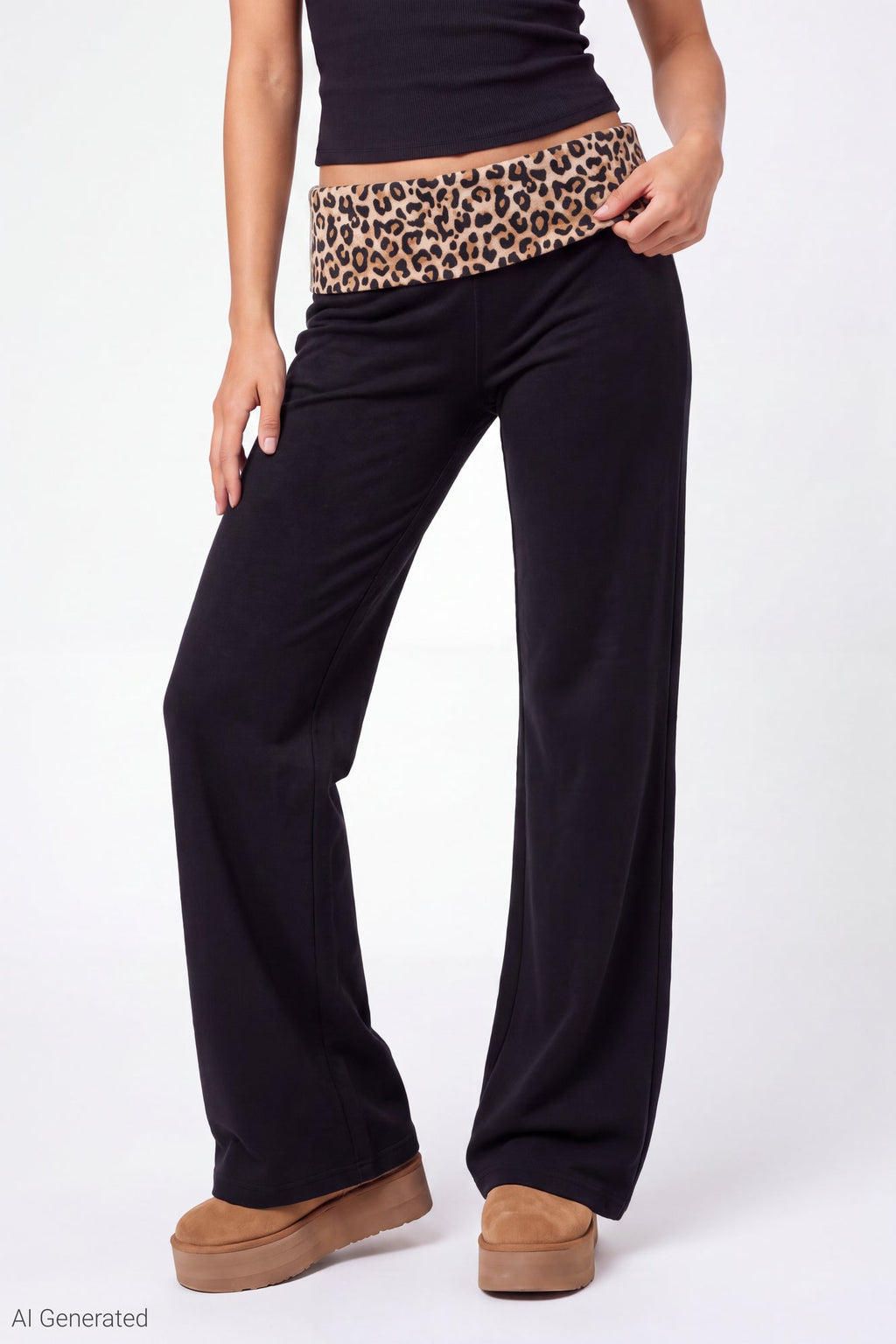Foldover Waist Pant