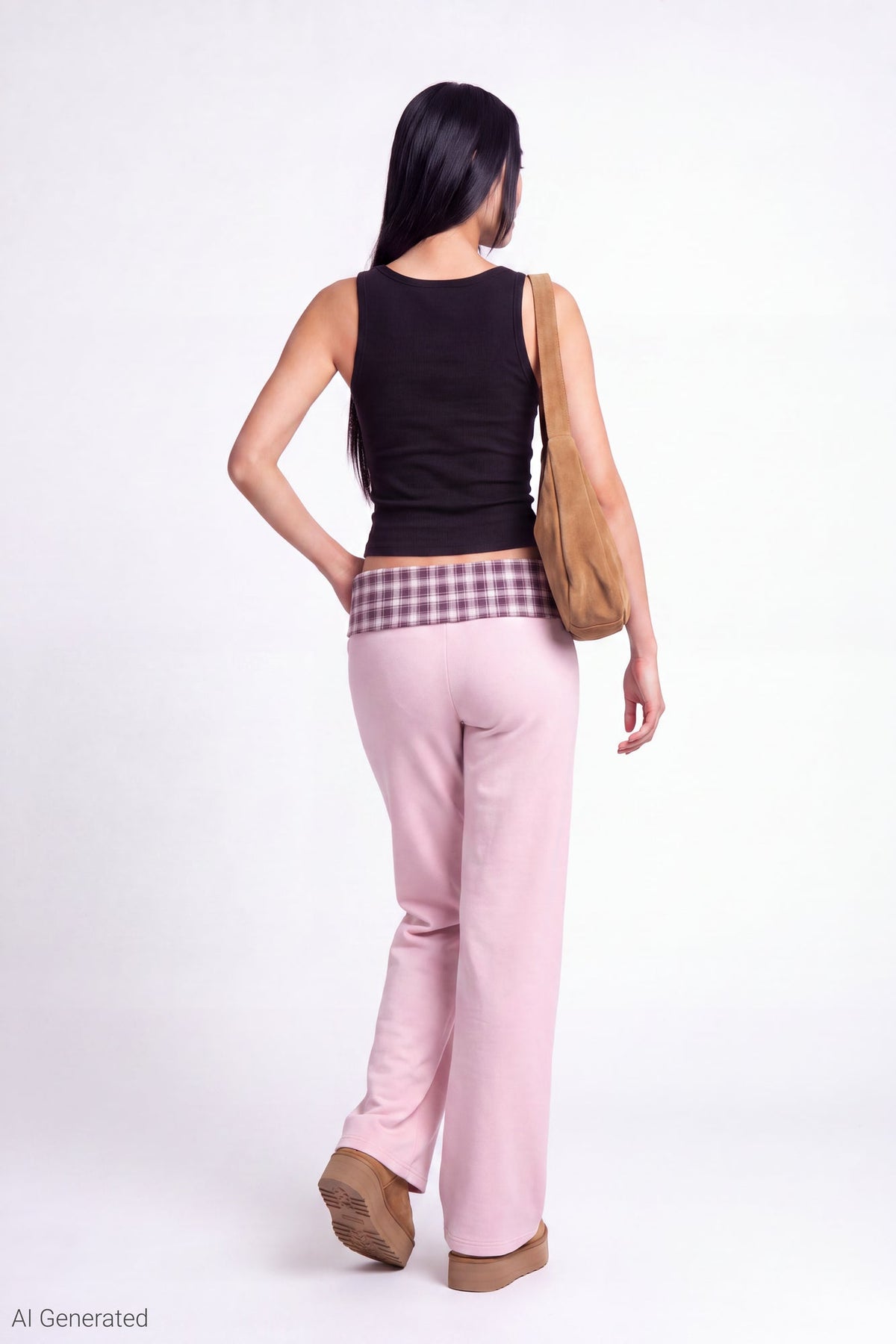 Foldover Waist Pant