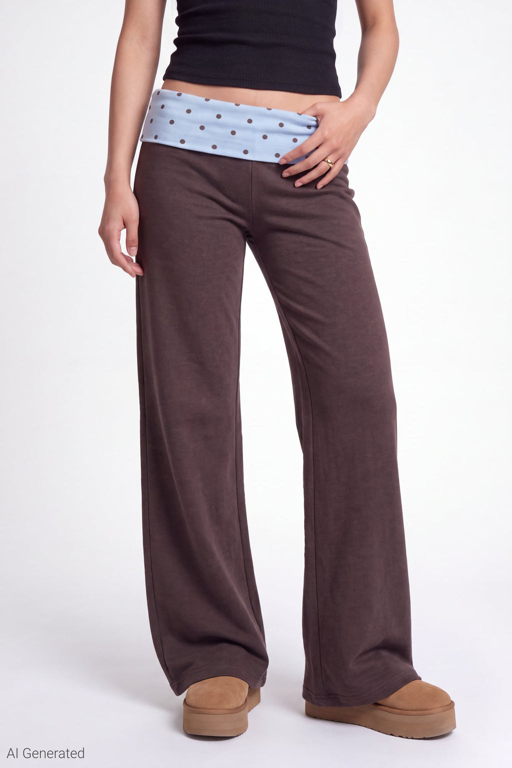 Foldover Waist Pant