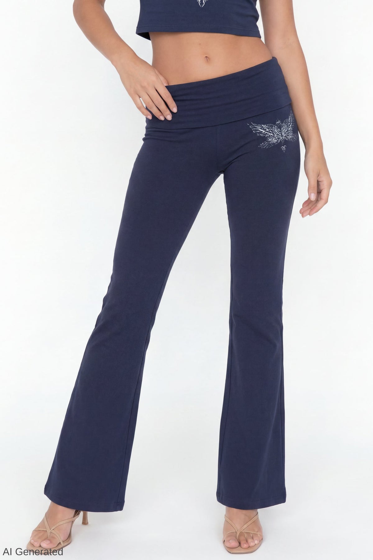 Graphic Baby Tee & Flare Legging Set