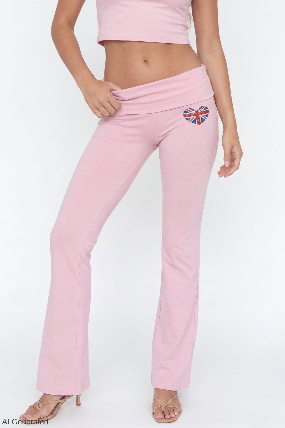 Graphic Baby Tee & Flare Legging Set