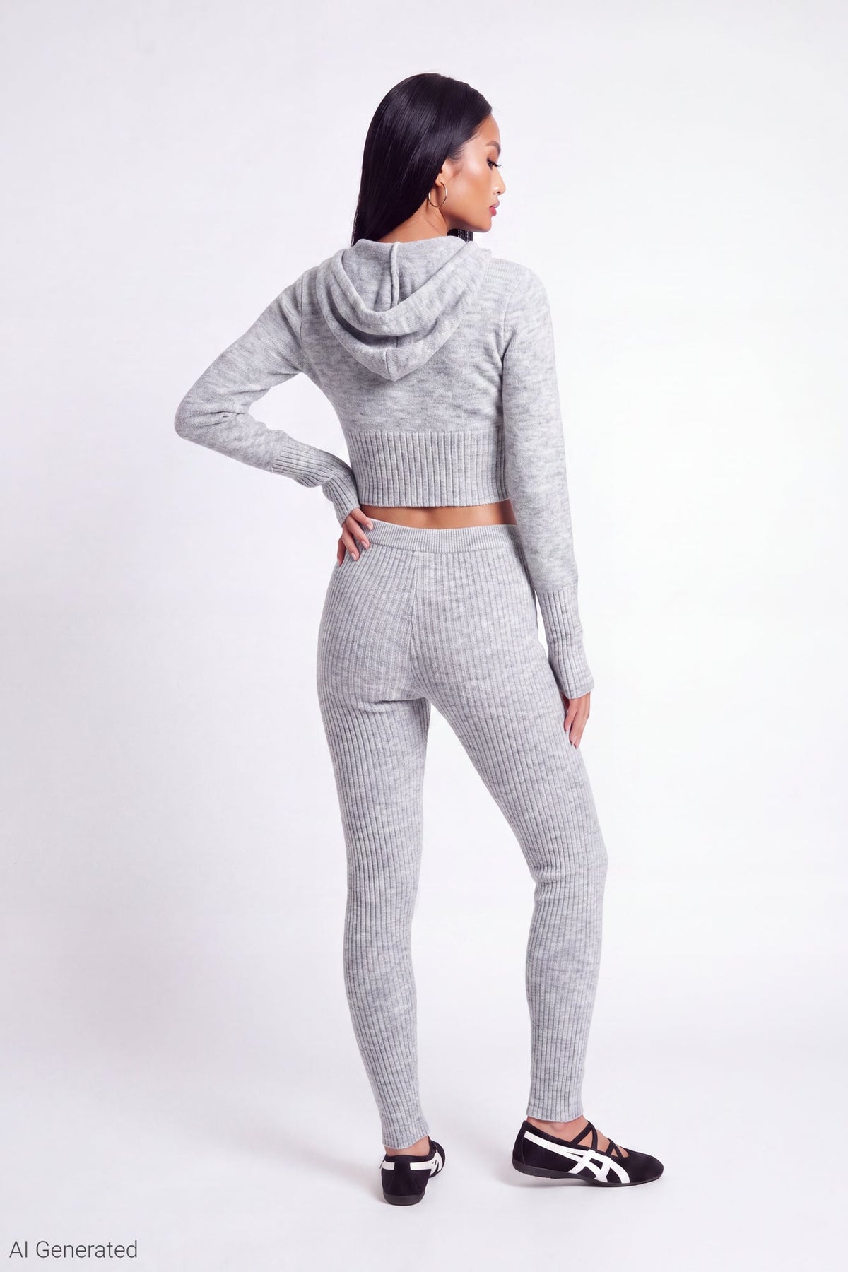 Zip-Up Sweater Hoodie