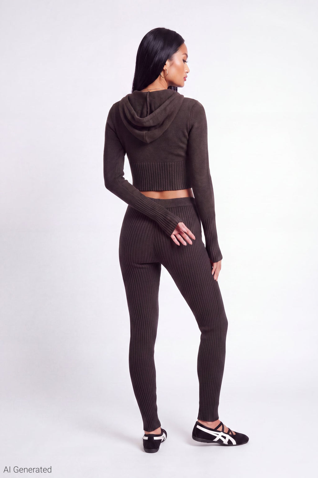 Zip-Up Sweater Hoodie