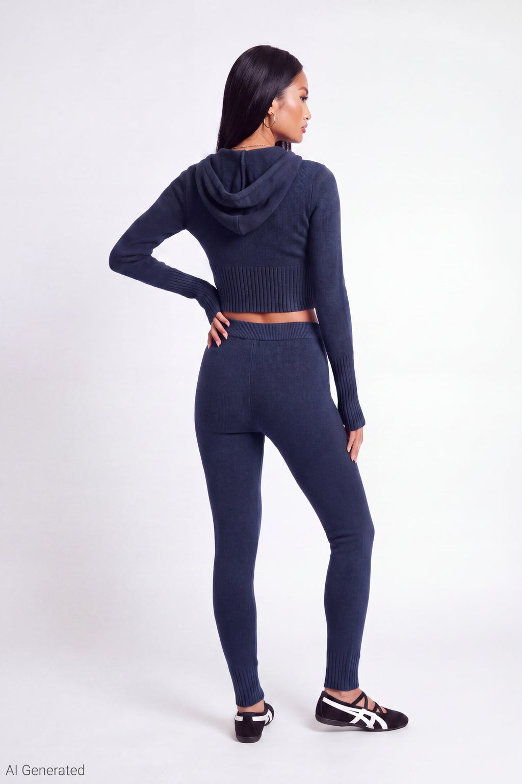 Zip-Up Sweater Hoodie