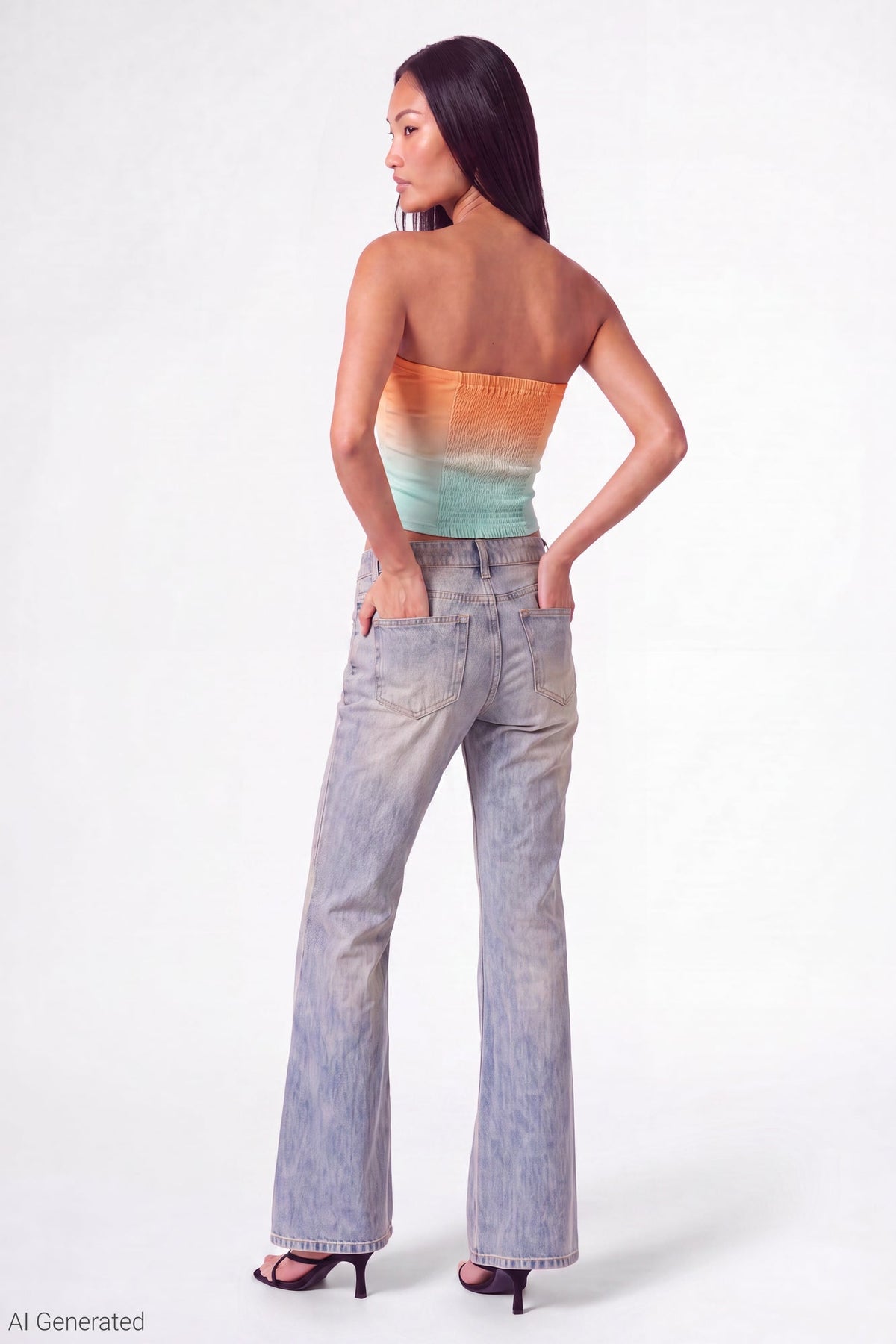 Summer Graphic Tube Top