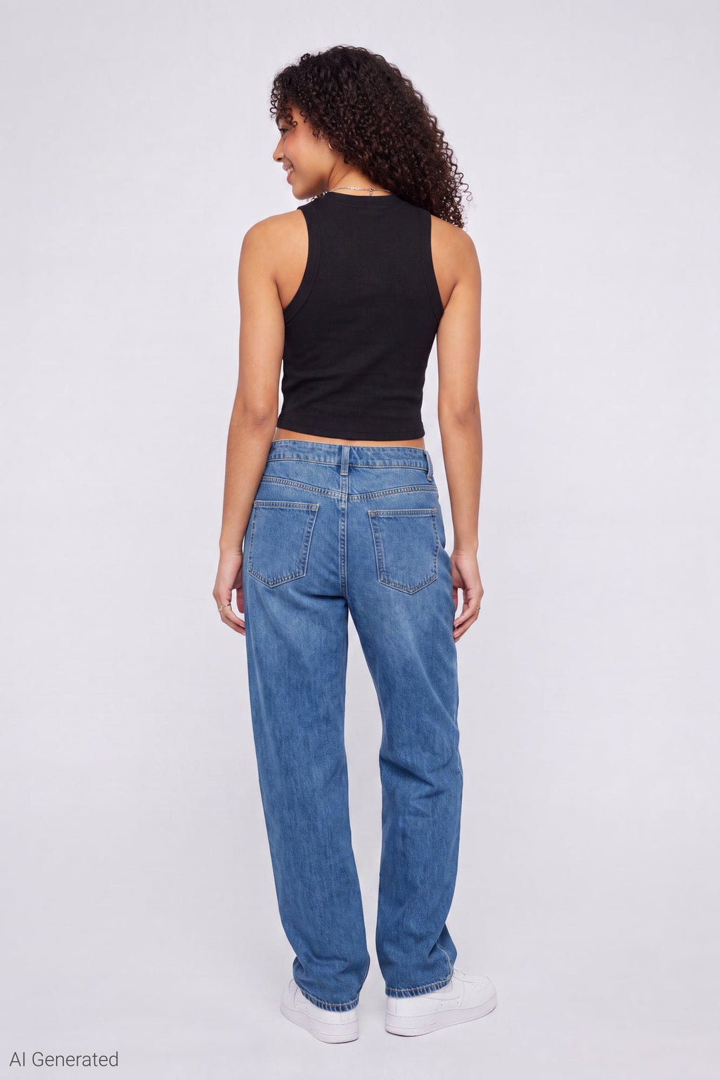 Ribbed Graphic Tank