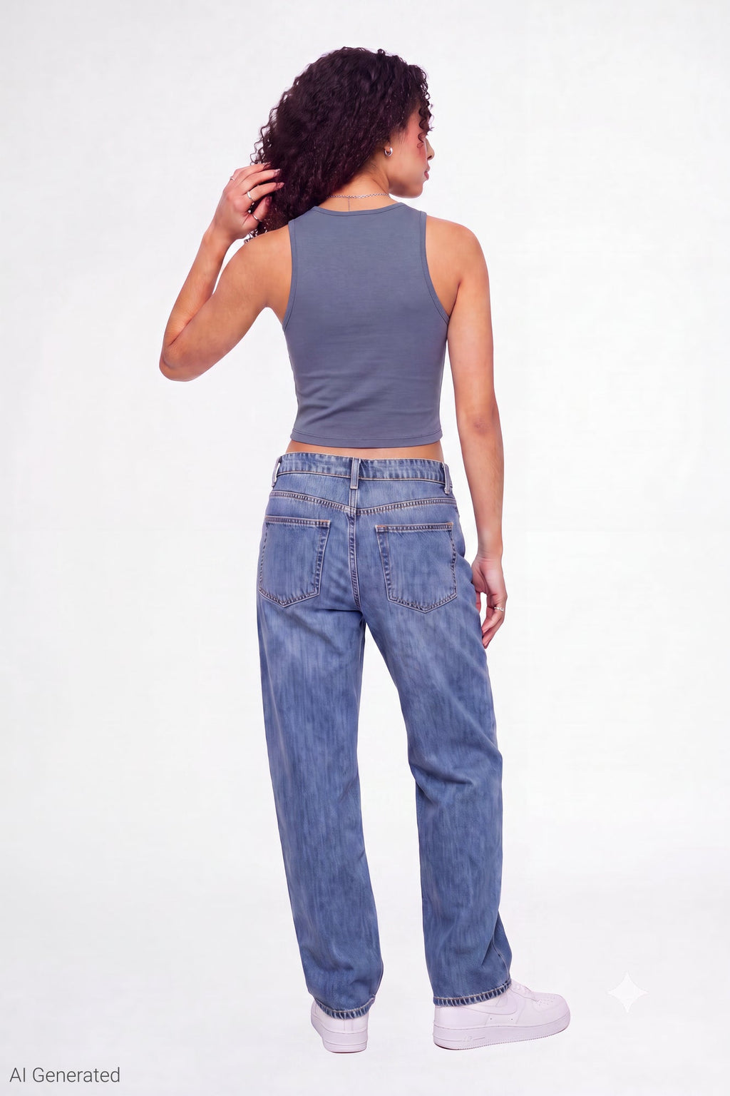 Ribbed Graphic Tank