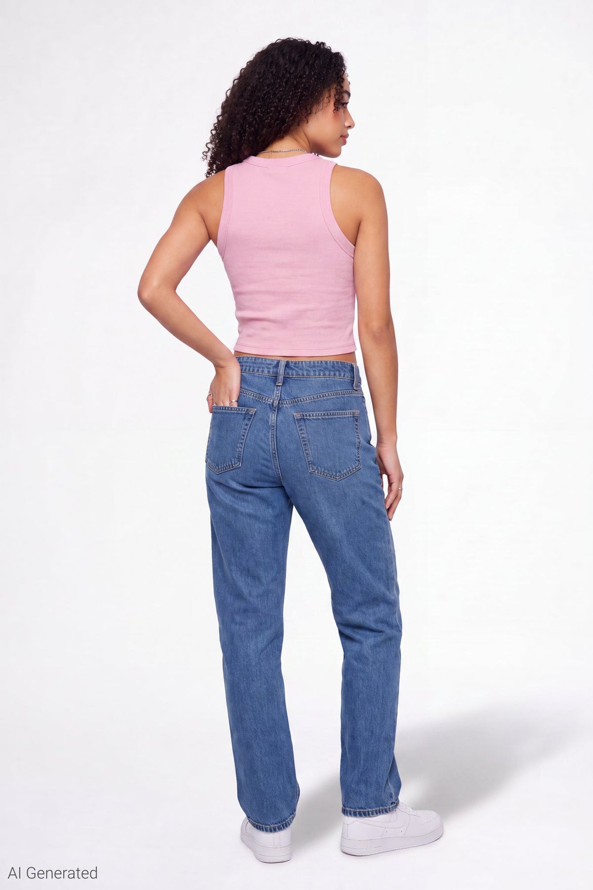 Ribbed Graphic Tank