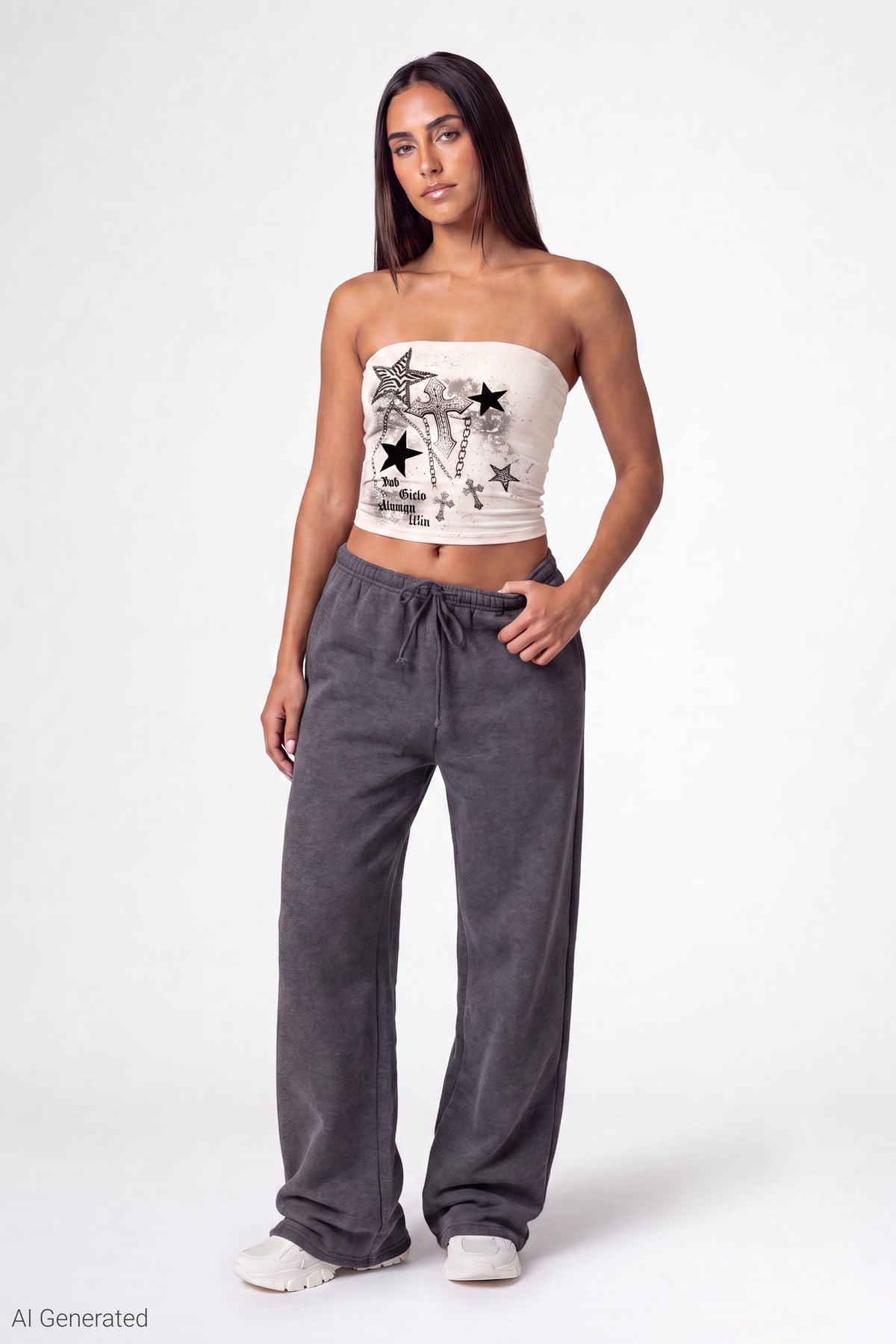 Graphic Tube Top