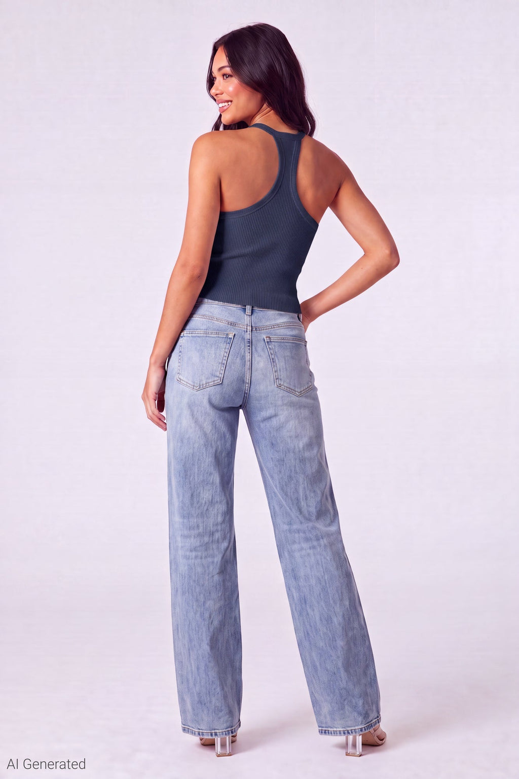 Ribbed Racerback Tank