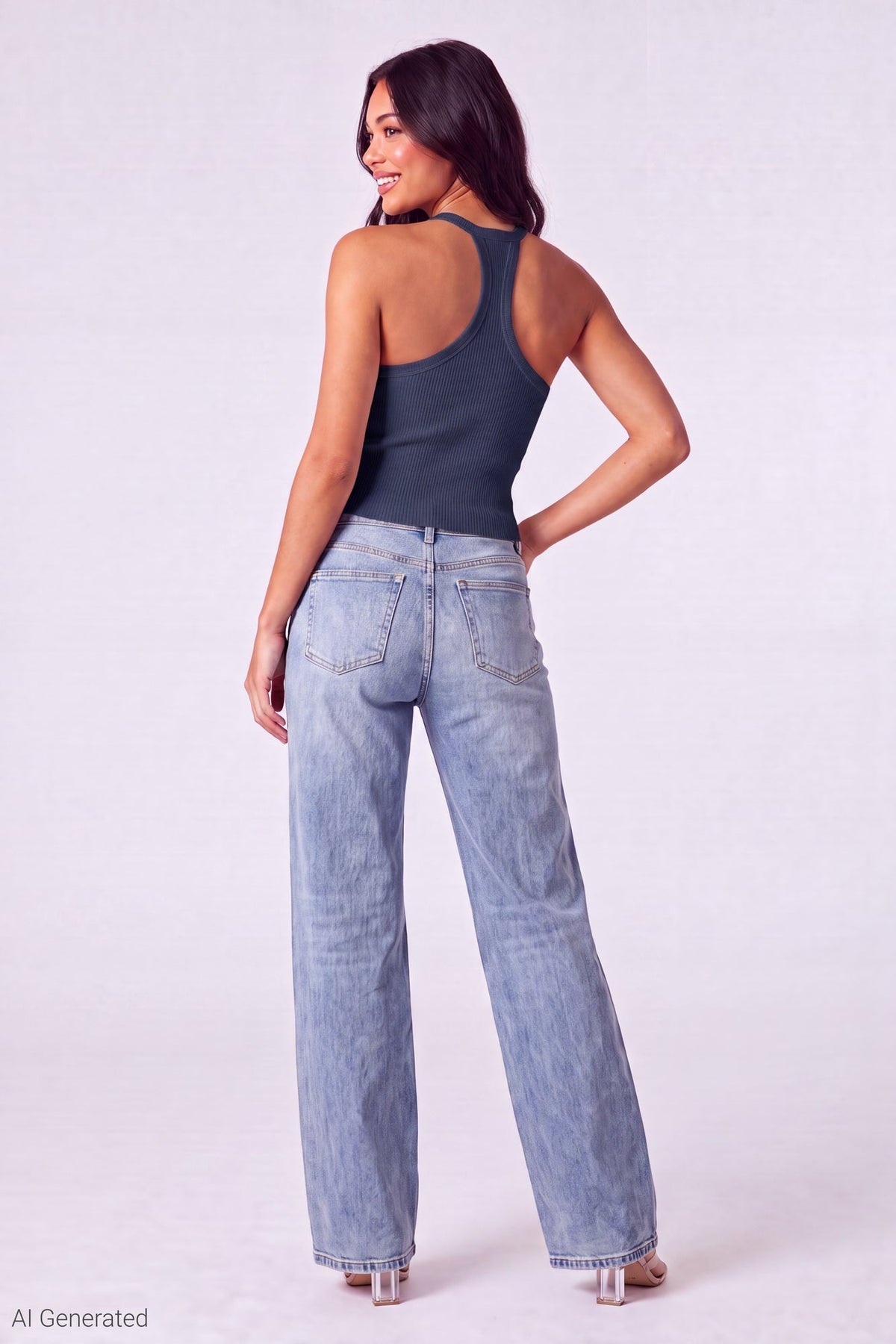 Ribbed Racerback Tank