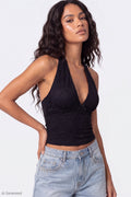 Lace Halter Top
