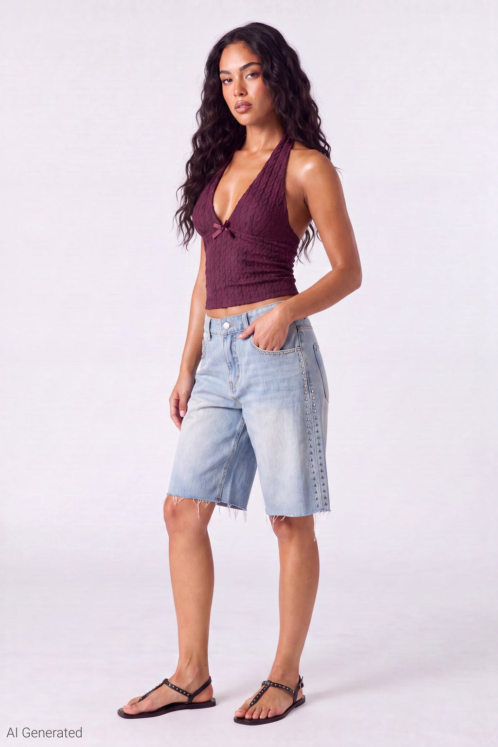 Lace Halter Top